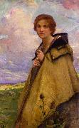 Charles-Amable Lenoir Shepherdess oil painting on canvas